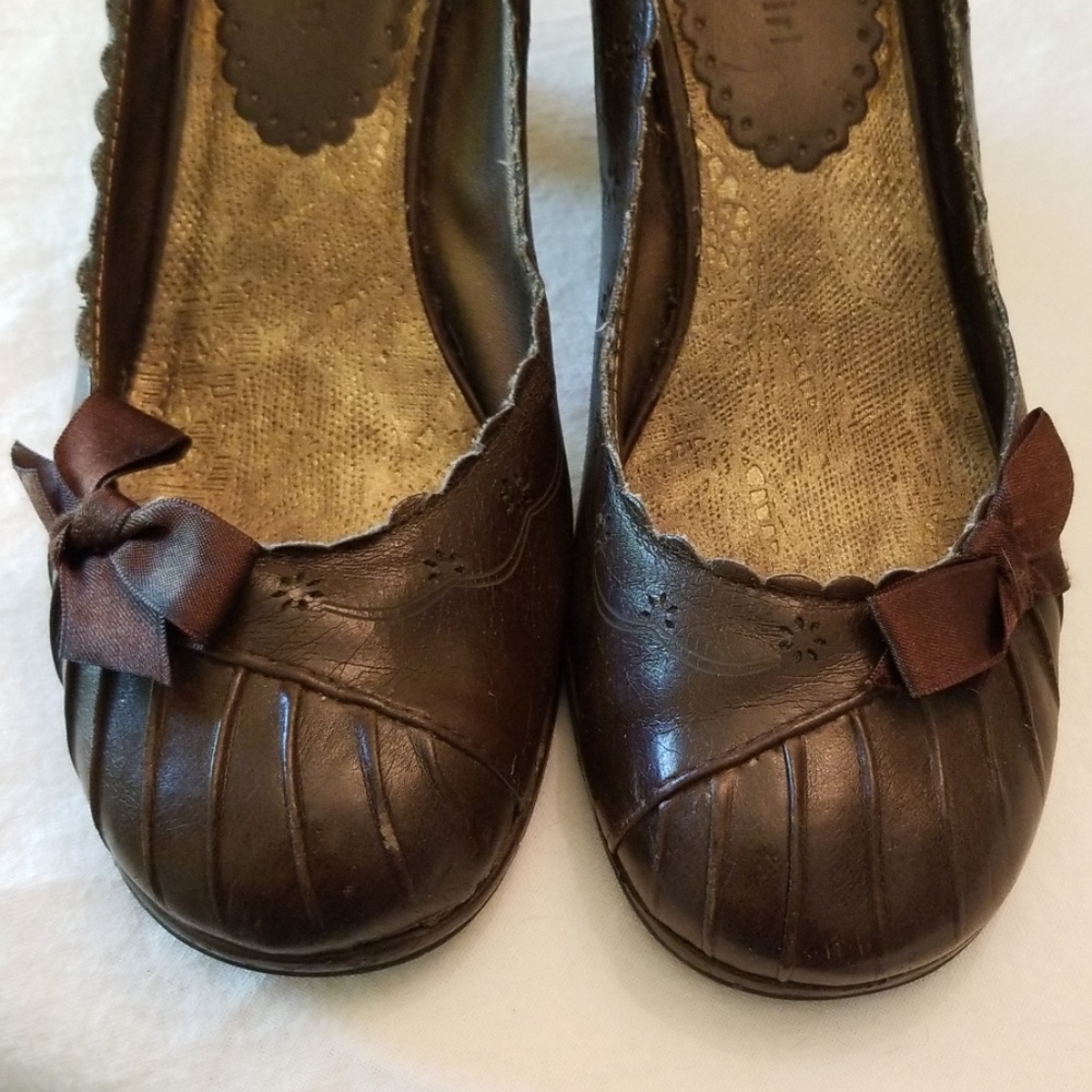 Brown Madden heels 8